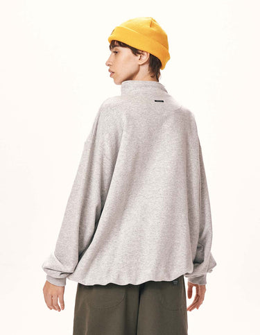 Zip Diver Grey Melange