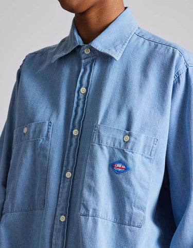 Light Blue Denim Work Shirt