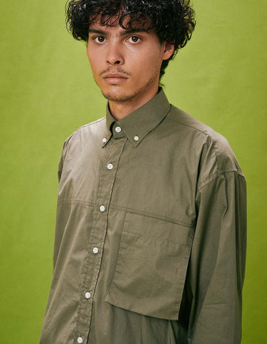 Camisa Poplin Verde
