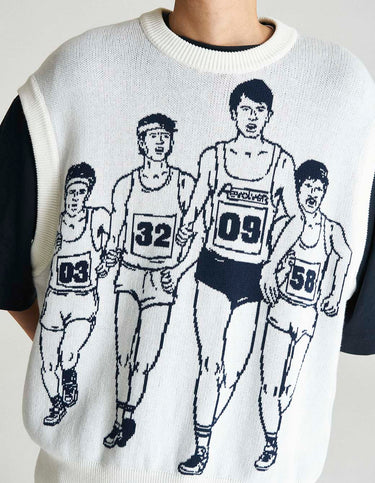 White Runners Vest