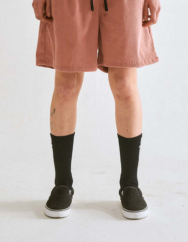 Black Embroidery Stockings