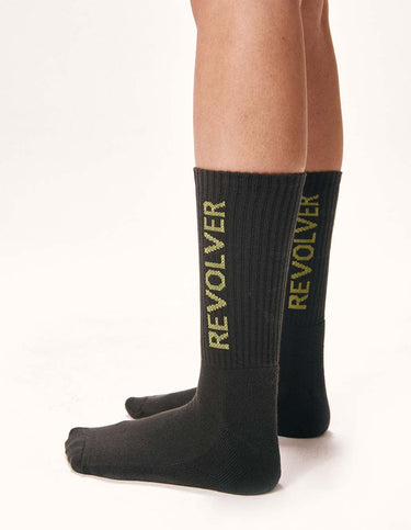 Dark Grey Logo Tights