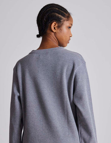 Pull Waffle Diver Grey Melange