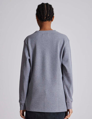 Pull Waffle Diver Grey Melange