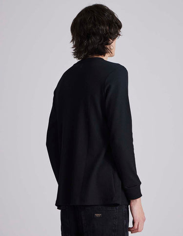Buzo Pull Waffle Negro