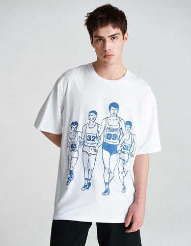 Remera Corredores Blanco