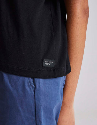 Remera Kioto Crop Negro