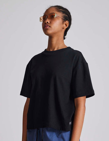 Remera Kioto Crop Negro