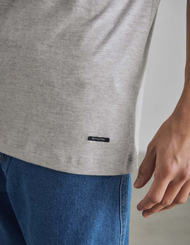 Plain Grey Melange T-shirt