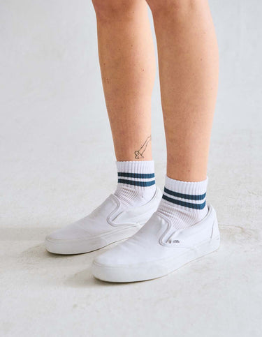 RVR Sport White and Blue Sockets